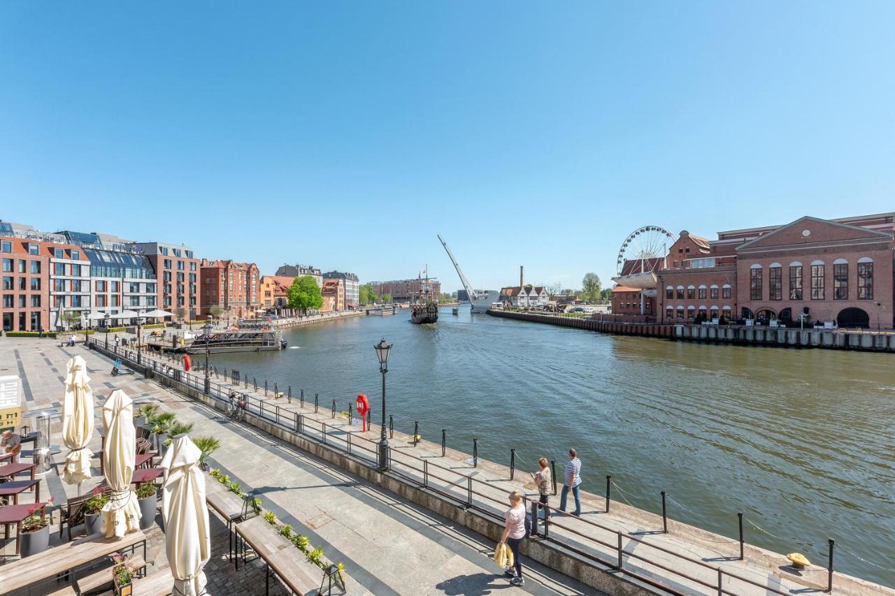 Symfonia Amazing River View Apartment By Downtown Apartments Gdańsk Eksteriør billede