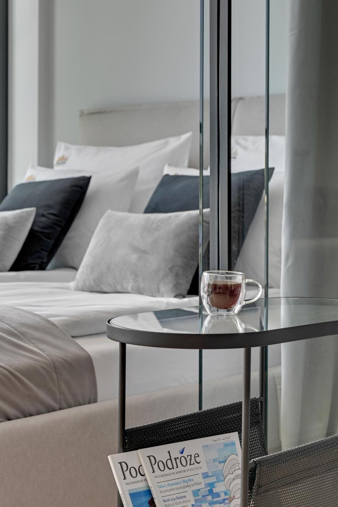 Symfonia Amazing River View Apartment By Downtown Apartments Gdańsk Eksteriør billede