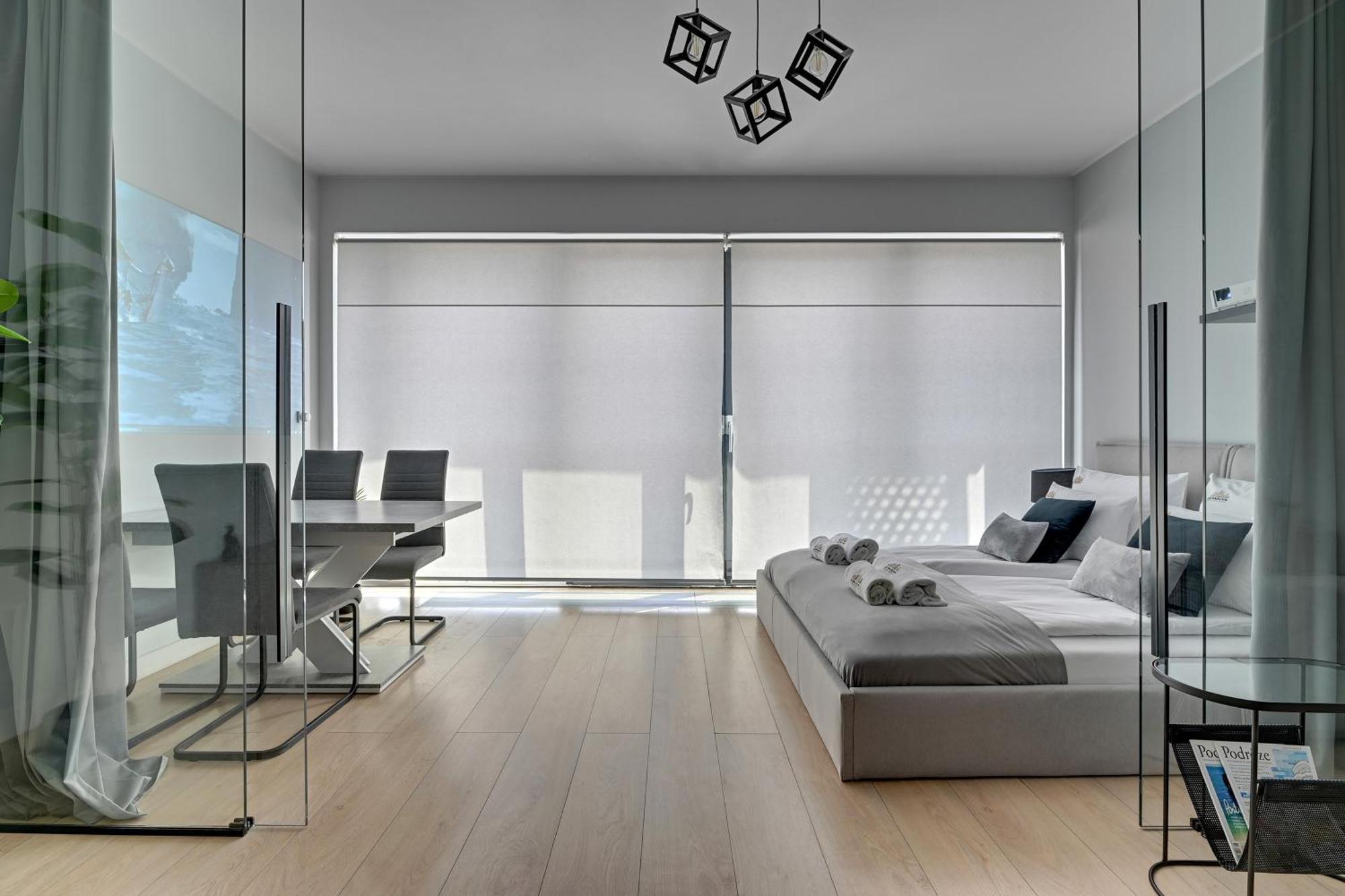 Symfonia Amazing River View Apartment By Downtown Apartments Gdańsk Eksteriør billede