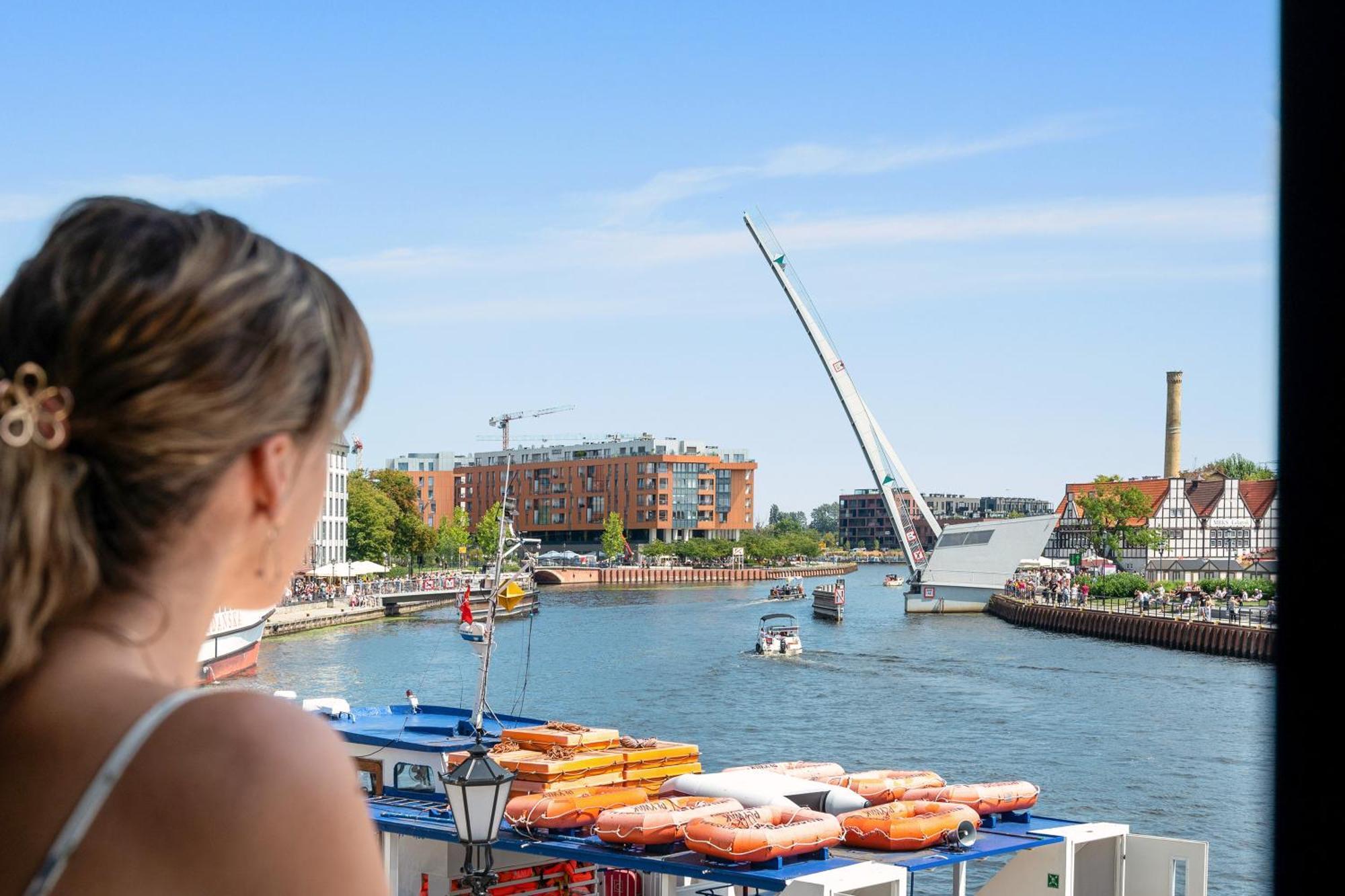 Symfonia Amazing River View Apartment By Downtown Apartments Gdańsk Eksteriør billede